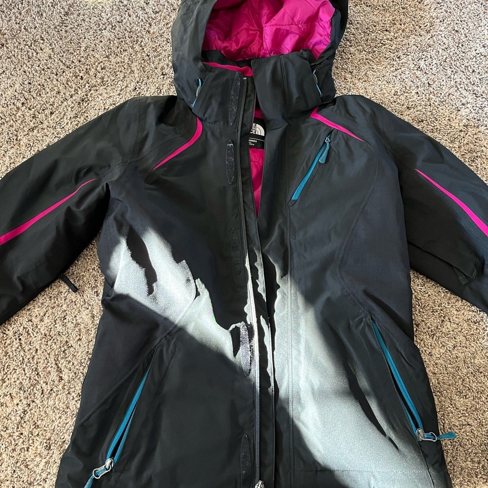 The North Face Black and Pink Jacket